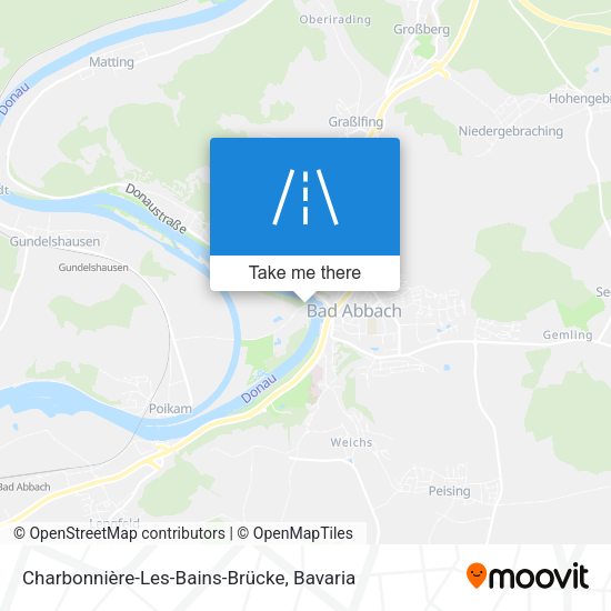 Charbonnière-Les-Bains-Brücke map