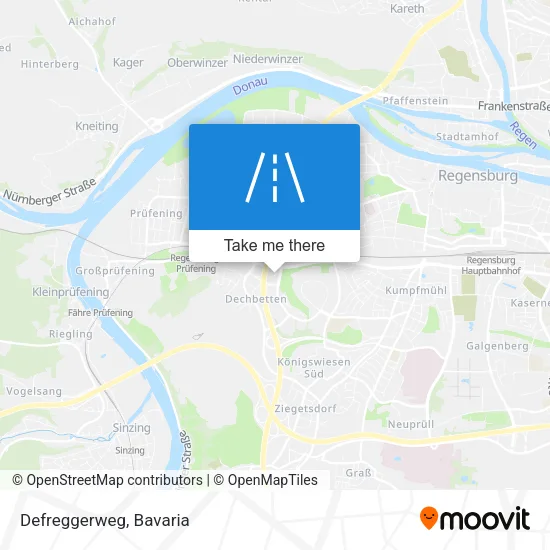 Карта Defreggerweg