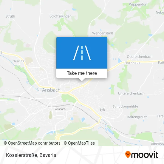 Kösslerstraße map