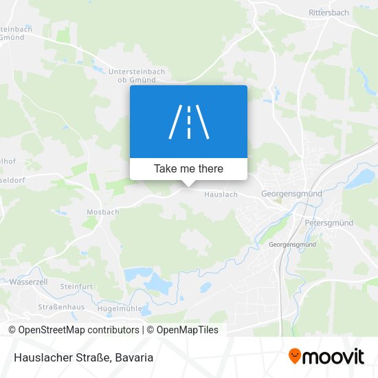 Hauslacher Straße map