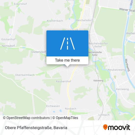Obere Pfaffensteigstraße map
