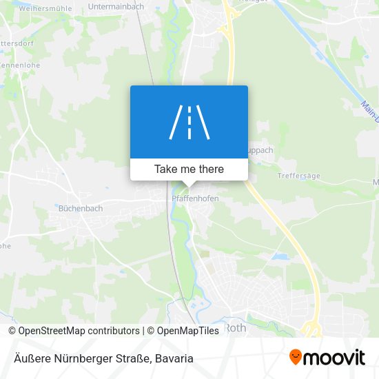 Äußere Nürnberger Straße map