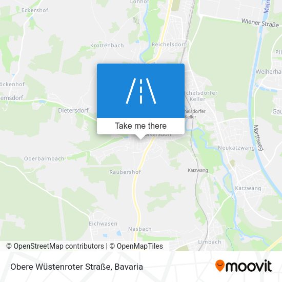Obere Wüstenroter Straße map