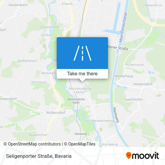 Seligenporter Straße map
