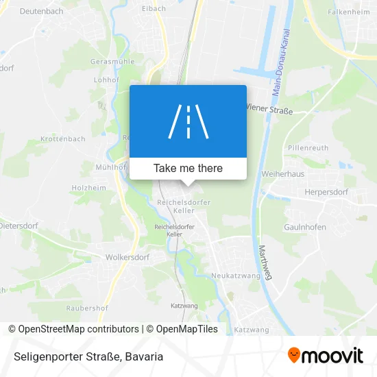 Карта Seligenporter Straße