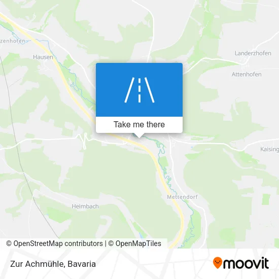 Карта Zur Achmühle