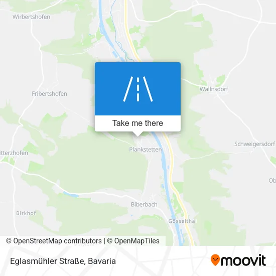 Карта Eglasmühler Straße