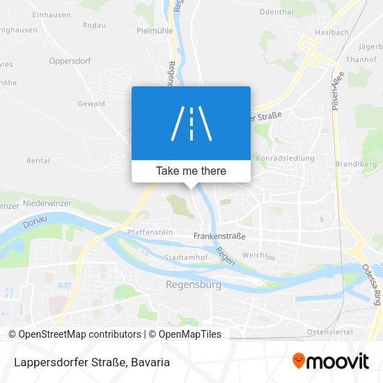 Lappersdorfer Straße map