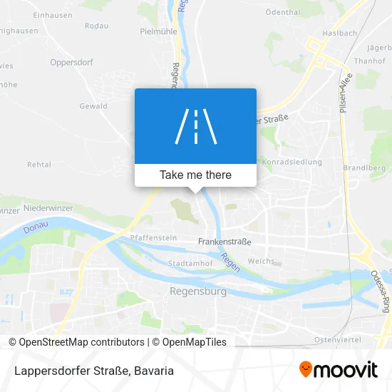 Карта Lappersdorfer Straße