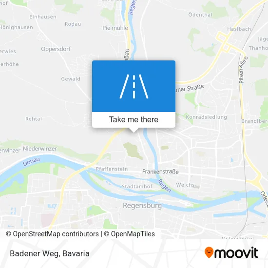 Карта Badener Weg