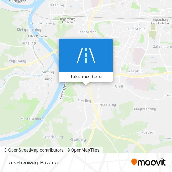 Latschenweg map