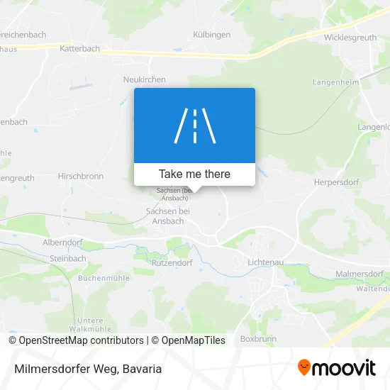 Карта Milmersdorfer Weg