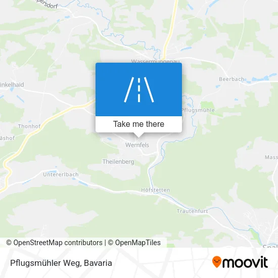 Карта Pflugsmühler Weg