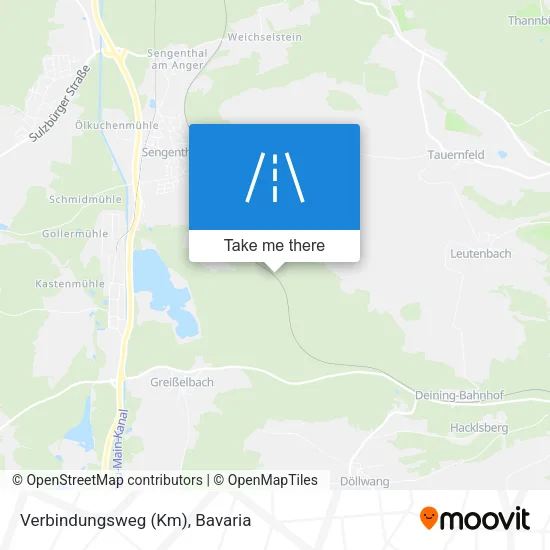Карта Verbindungsweg (Km)