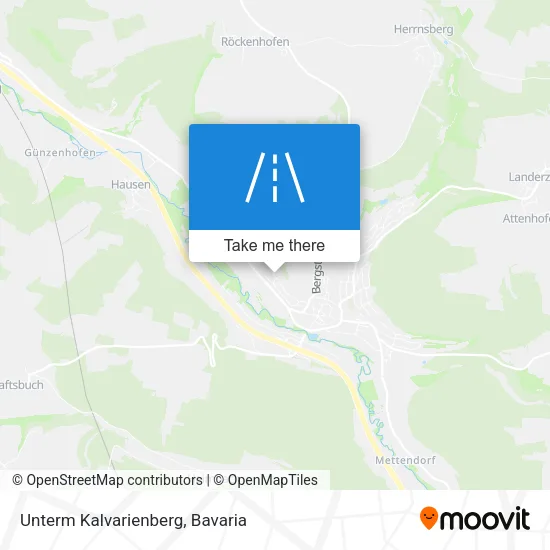 Карта Unterm Kalvarienberg