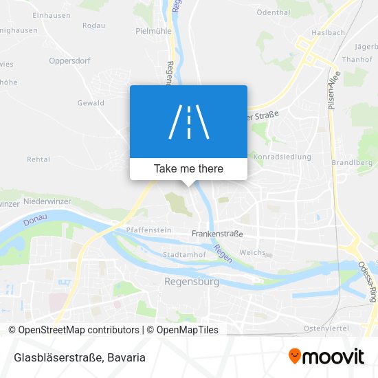 Glasbläserstraße map