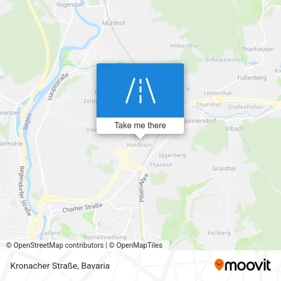Карта Kronacher Straße