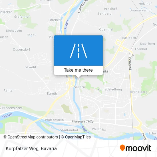 Kurpfälzer Weg map