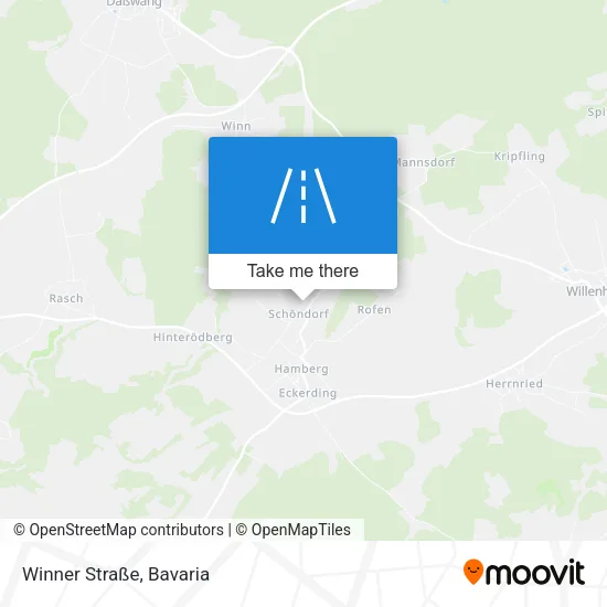 Winner Straße map