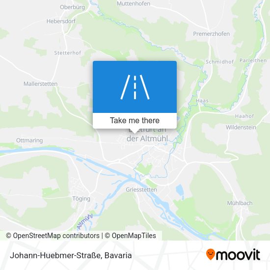 Johann-Huebmer-Straße map