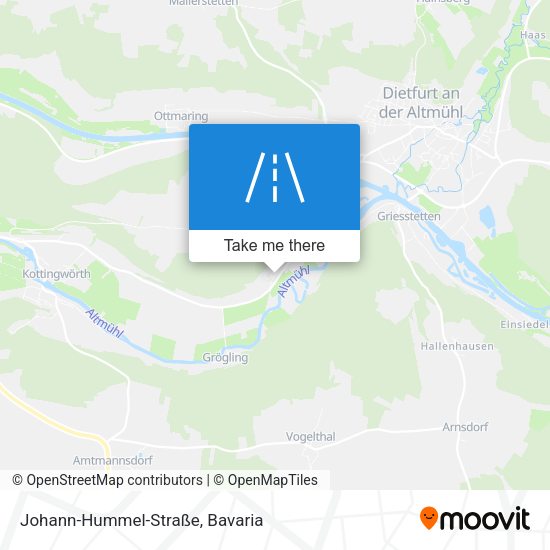 Johann-Hummel-Straße map