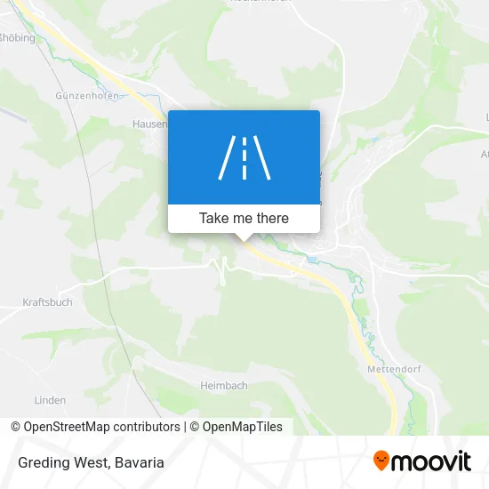 Карта Greding West