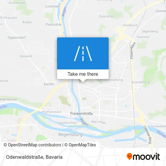 Карта Odenwaldstraße