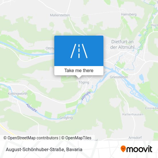 August-Schönhuber-Straße map