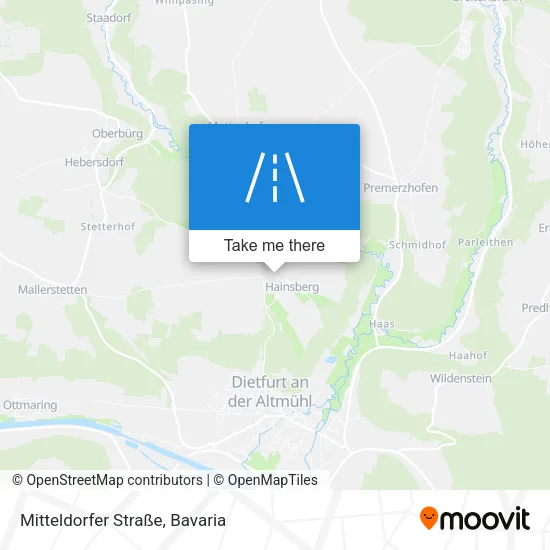 Mitteldorfer Straße map