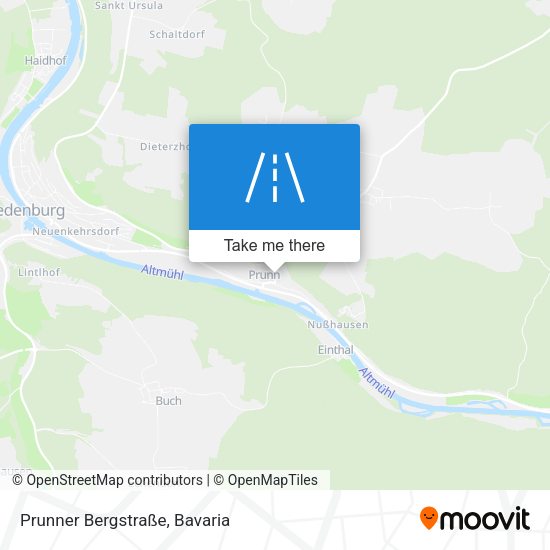 Prunner Bergstraße map