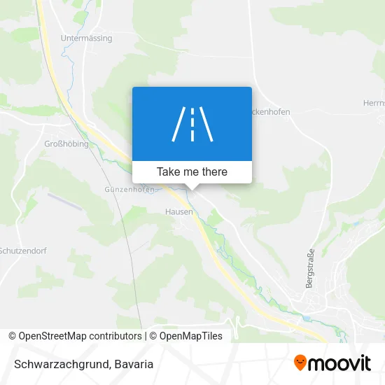 Карта Schwarzachgrund