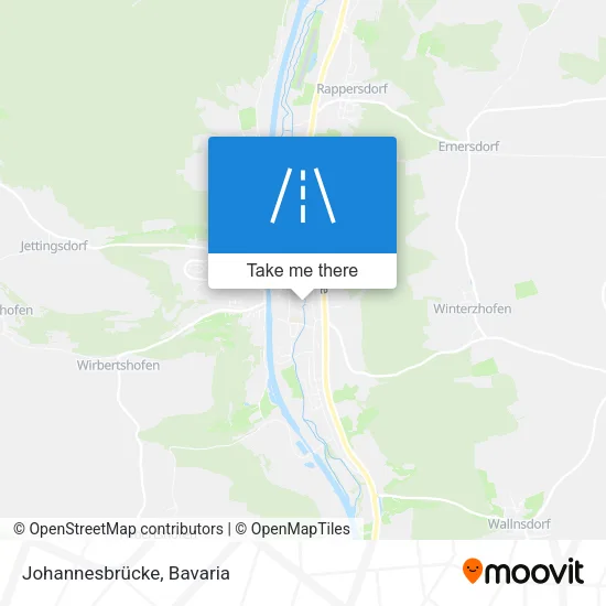 Johannesbrücke map