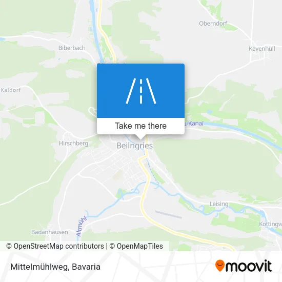 Mittelmühlweg map