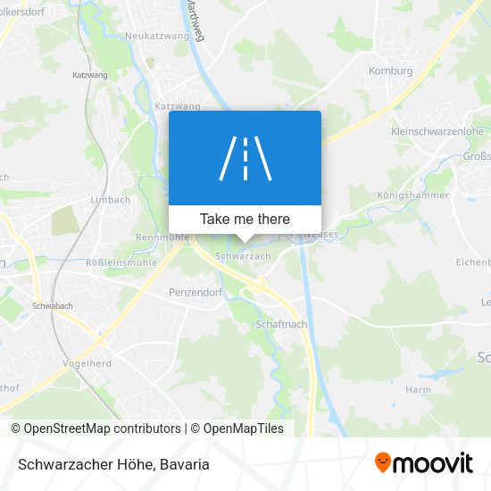 Schwarzacher Höhe map
