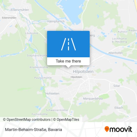 Martin-Behaim-Straße map