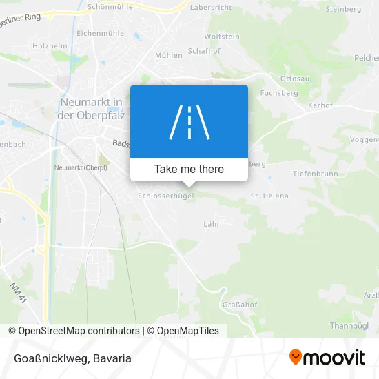Карта Goaßnicklweg