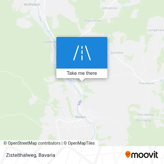 Карта Zistelthalweg