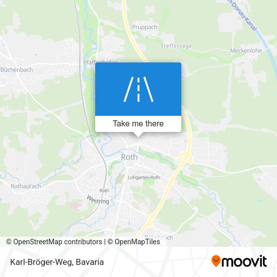 Karl-Bröger-Weg map