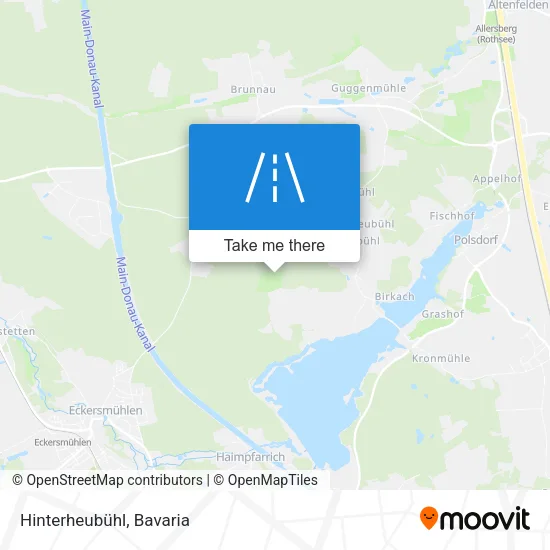 Карта Hinterheubühl