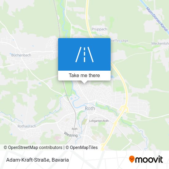 Adam-Kraft-Straße map