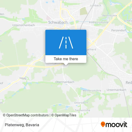 Карта Platenweg
