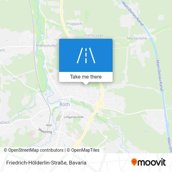 Friedrich-Hölderlin-Straße map