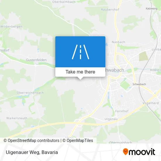 Карта Uigenauer Weg