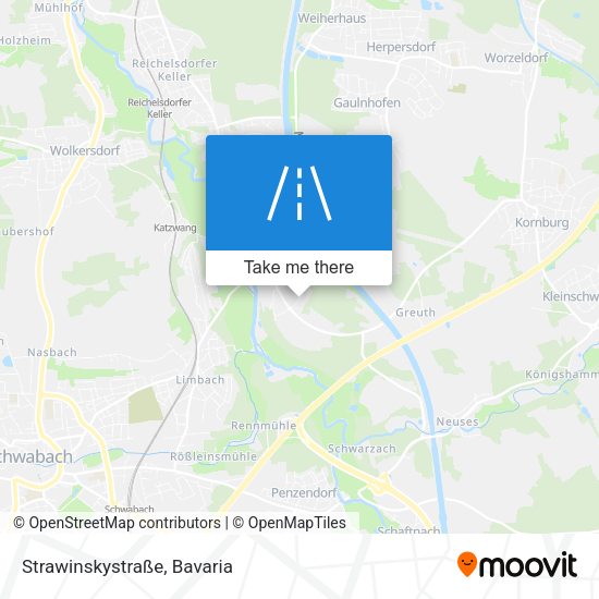 Strawinskystraße map