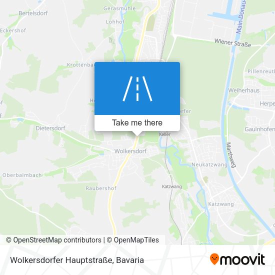 Wolkersdorfer Hauptstraße map