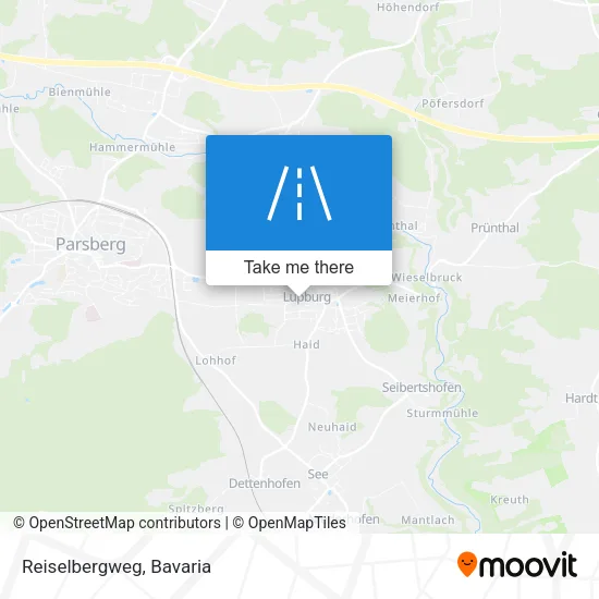 Карта Reiselbergweg