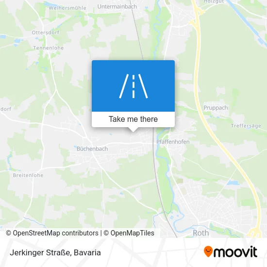 Карта Jerkinger Straße