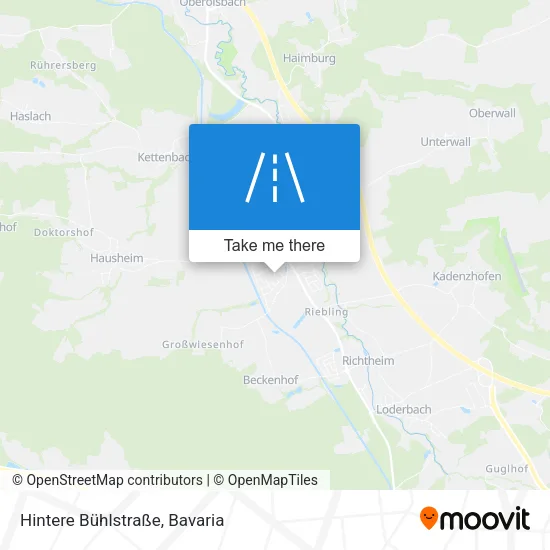 Карта Hintere Bühlstraße