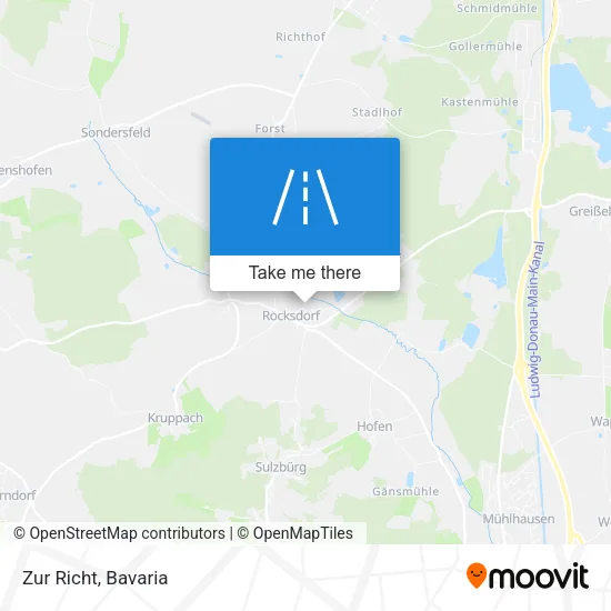 Карта Zur Richt