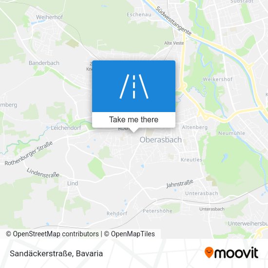Sandäckerstraße map